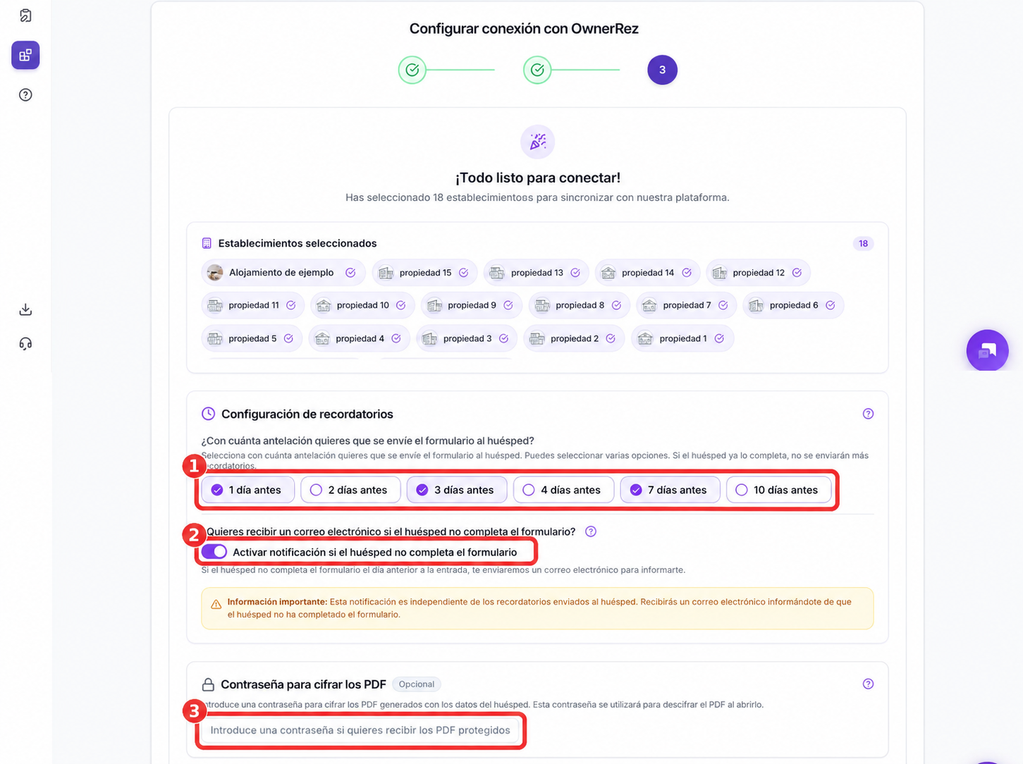 Promemoria e protezione dei PDF