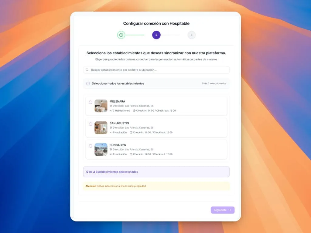 Seleccionar las propiedades