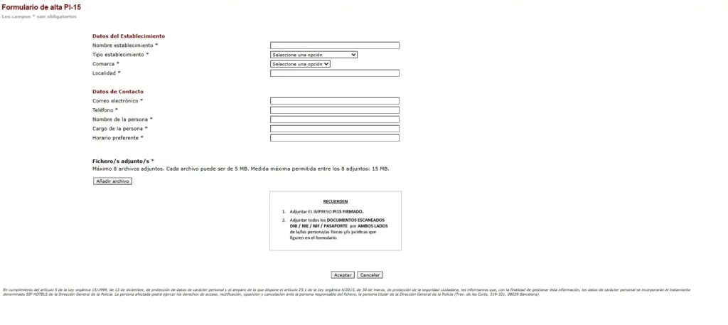 Cómo realizar el Registro de Viajeros en los Mossos d’Esquadra
