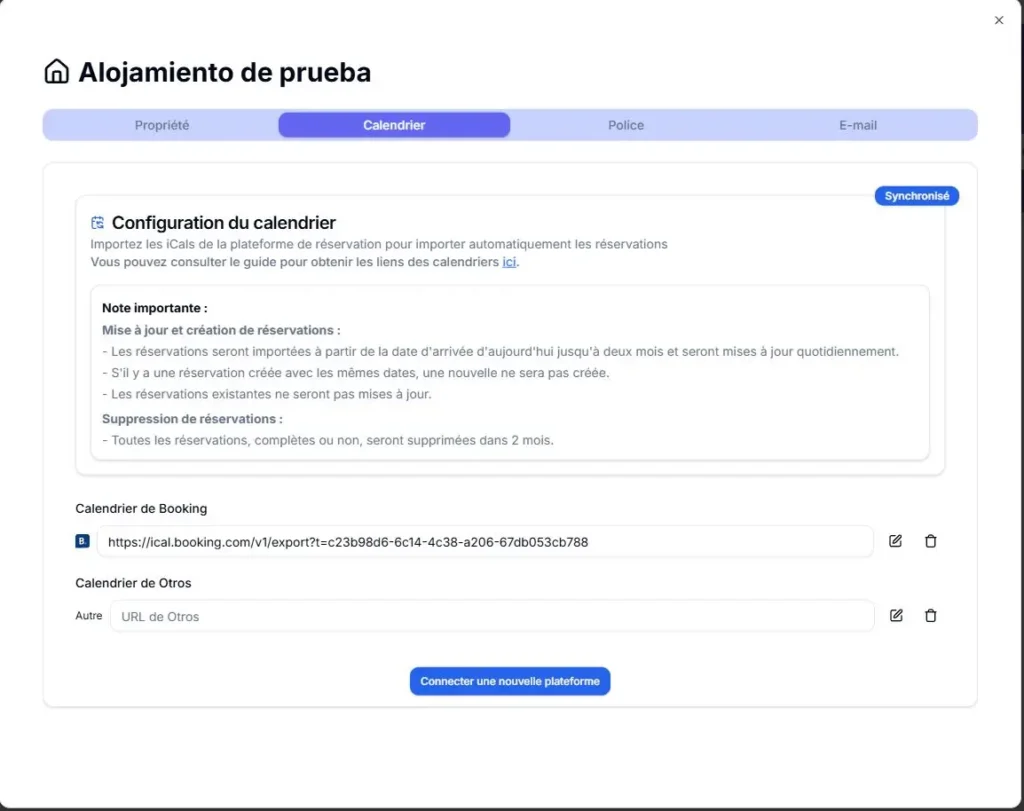 Comment automatiser l'enregistrement des invités pour ma location de vacances en Espagne