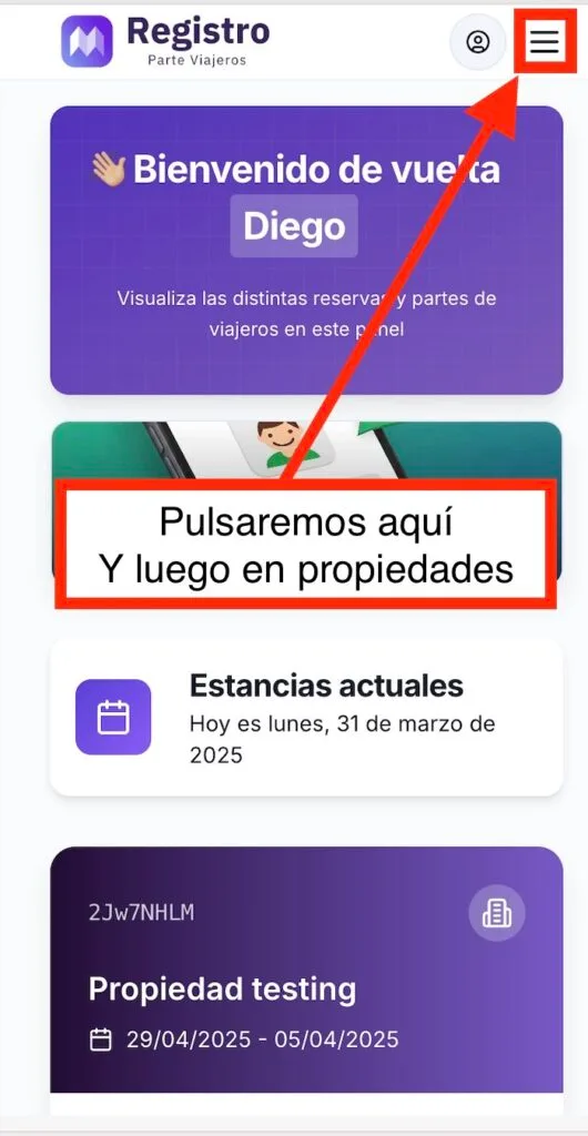 GIDA: NOLA IZENA EMAN SES HOSPEDAJES ETA BIDIDAIARIEN TXOSTENEN ERREGISTROAREKIN BATERA TXOSTENA BIDALTZEA AUTOMATIZATU?