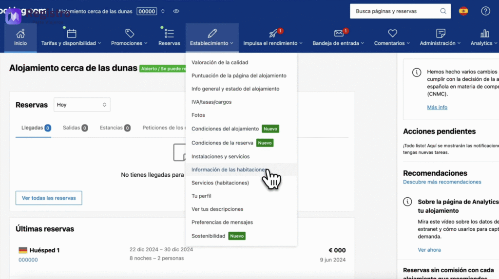Cómo Añadir el Número de Registro de Alquiler en Booking: Guía Paso a Paso