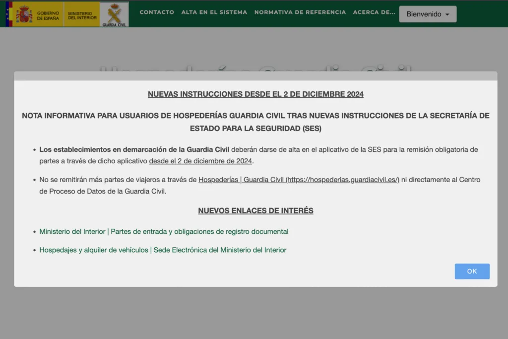 Hospederías ya No Funciona: Cambios en Registro de Huéspedes