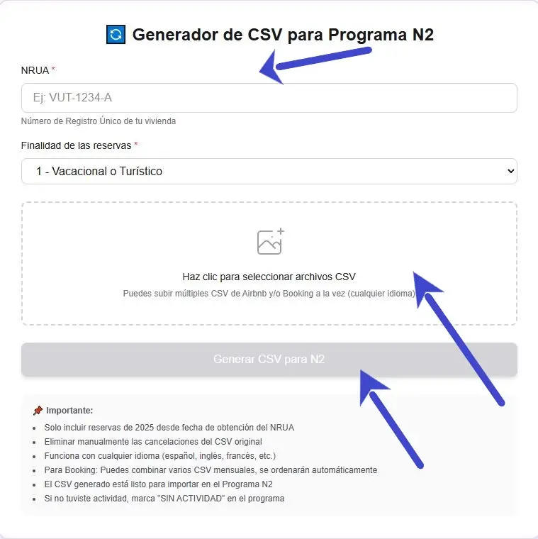 Cómo Rellenar los Datos para el Registro NRUA de Febrero
