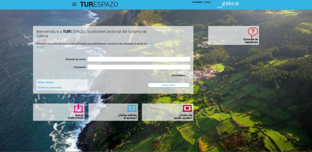 Galicia: TURESPAZO Guide for the registration of tourist accommodations Galicia: TURESPAZO Guide for the registration of tourist accommodations