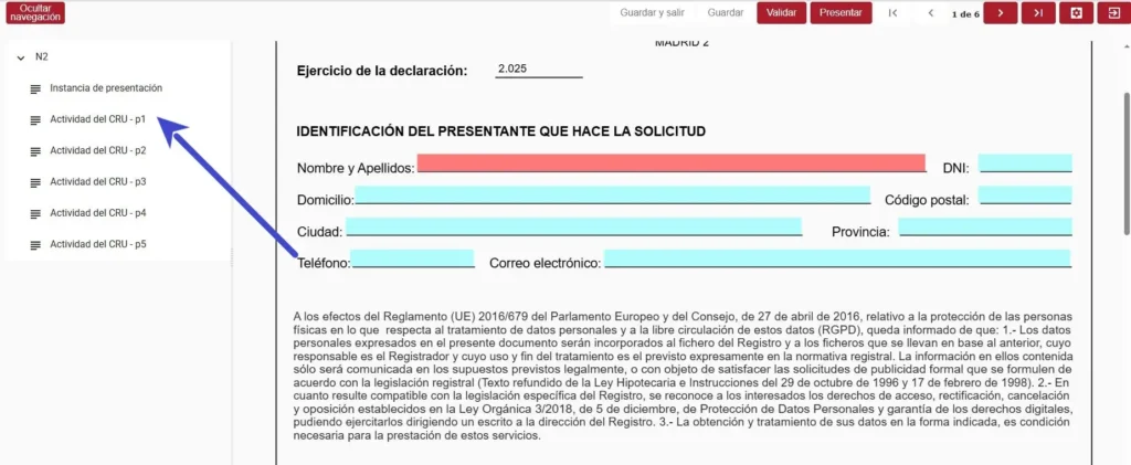 Guía: Aplicación Web NRUA N2 Multi para Mac y otros sistemas operativos