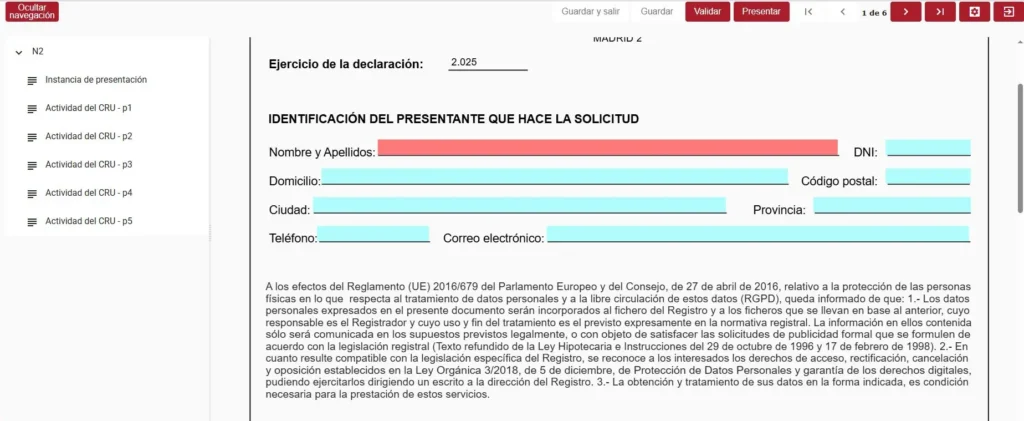 Guía: Aplicación Web NRUA N2 Multi para Mac y otros sistemas operativos
