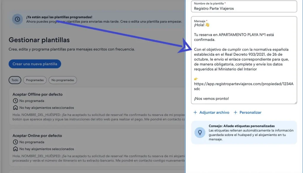 Cómo automatizar el Registro de Viajeros con VRBO