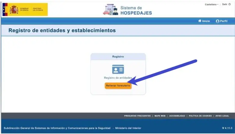 Comment obtenir l'utilisateur WS de SES HOSPEDAJES