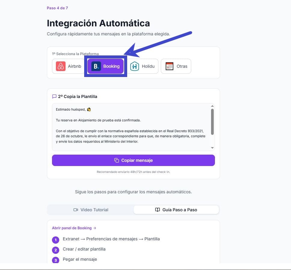 How to Automate Traveler Check-in with Booking