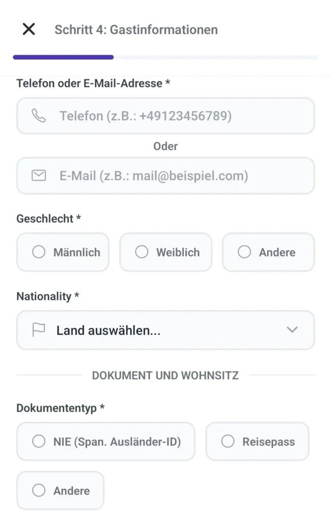 Wie man die Gästeregistrierung für meine Ferienvermietung in Spanien automatisiert